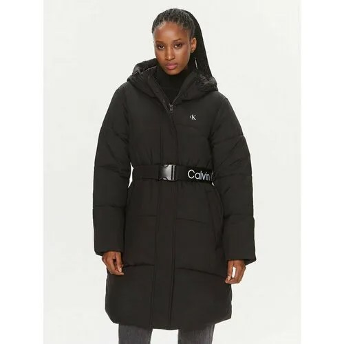Пуховик Calvin Klein Jeans, размер S [INT], черный
