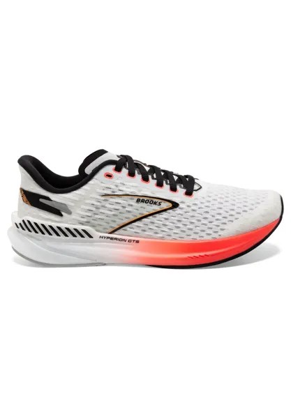 Стабилизирующие кроссовки Hyperion Gts Brooks, цвет white fiery coral orange