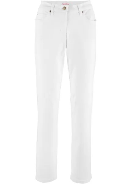 Прямые эластичные джинсы-бестселлер John Baner Jeanswear, белый