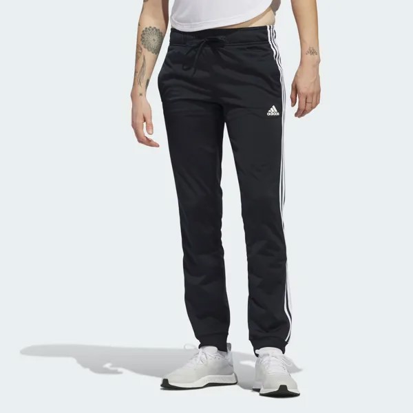 Узкие спортивные брюки зауженного кроя с 3 полосками Primegreen Essentials Warm-Up Adidas, цвет Legend Ink