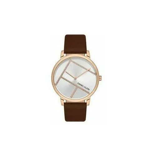 Наручные часы Daniel Klein Часы наручные женские Daniel Klein DK13057-2 Гарантия 1 год, золотой, коричневый