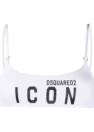 Dsquared2 лиф бикини с логотипом