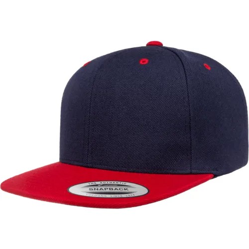 Кепка FlexFit 6089MT - Classic Snapback Navy/Red