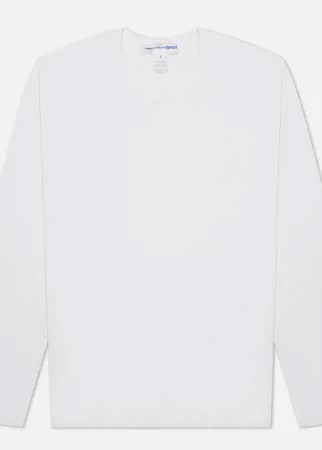 Мужской лонгслив Comme des Garcons SHIRT Back Logo, цвет белый, размер M