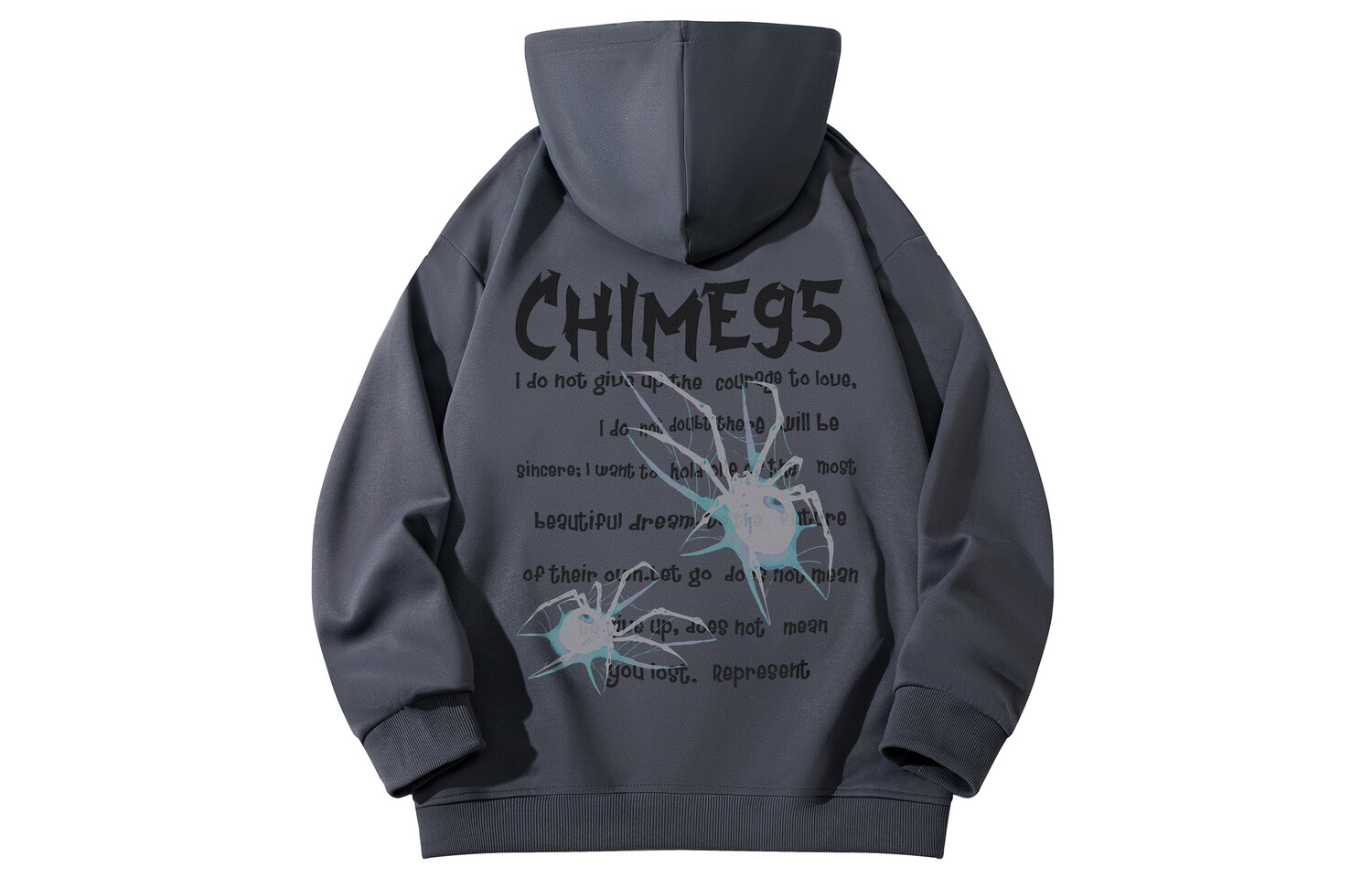 Свитшот серии Chime95 унисекс Rhime, оранжевый/красный