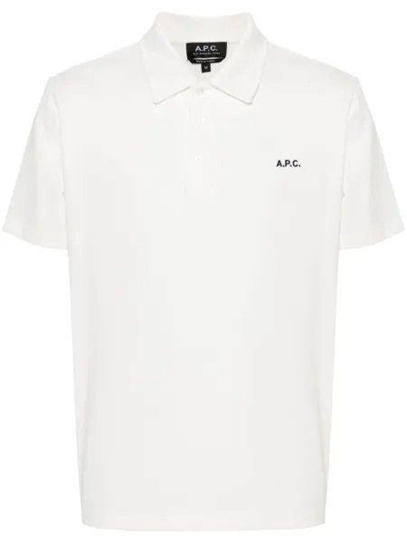 A.P.C. рубашка поло Carter, белый