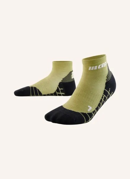 Трекинговые носки light merino low cut с компрессией Cep, зеленый