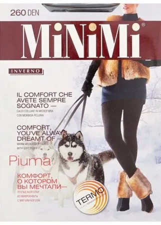 Колготки MiNiMi Piuma 260 den, размер 3-M, nero (черный)