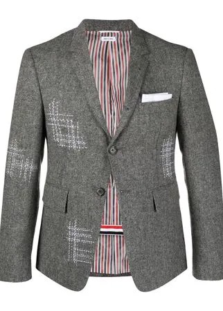 Thom Browne однобортный пиджак с контрастной строчкой