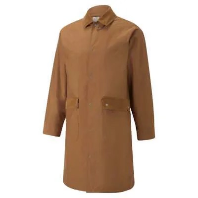 Puma Maison Kitsune X Trench Coat Мужские коричневые пальто Куртки Верхняя одежда 532306-43