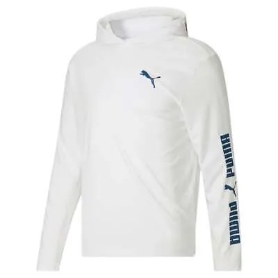 Puma Sunny Daze Pullover Hoodie Мужская белая повседневная спортивная верхняя одежда 67161503