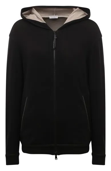 Толстовка из хлопка и шелка Brunello Cucinelli