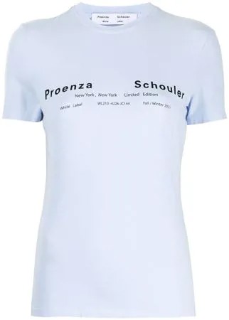 Proenza Schouler White Label футболка с логотипом