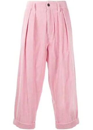 Mackintosh укороченные вельветовые брюки TOKYO широкого кроя
