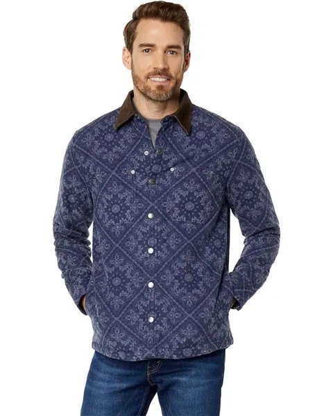Рубашка L.L.Bean Signature 1933 Chamois Cloth, цвет Dark Indigo Bandana