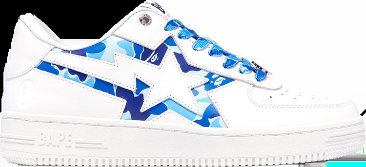Кроссовки Bapesta 'Icon ABC Camo - Blue', синий