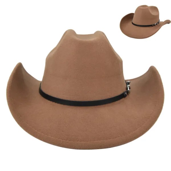 Мужская винтажная шерстяная ковбойская шляпа Yellowstone Jazz Hat