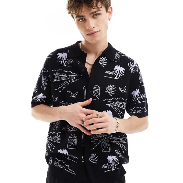 Рубашка Vans Sorrento Printed, black