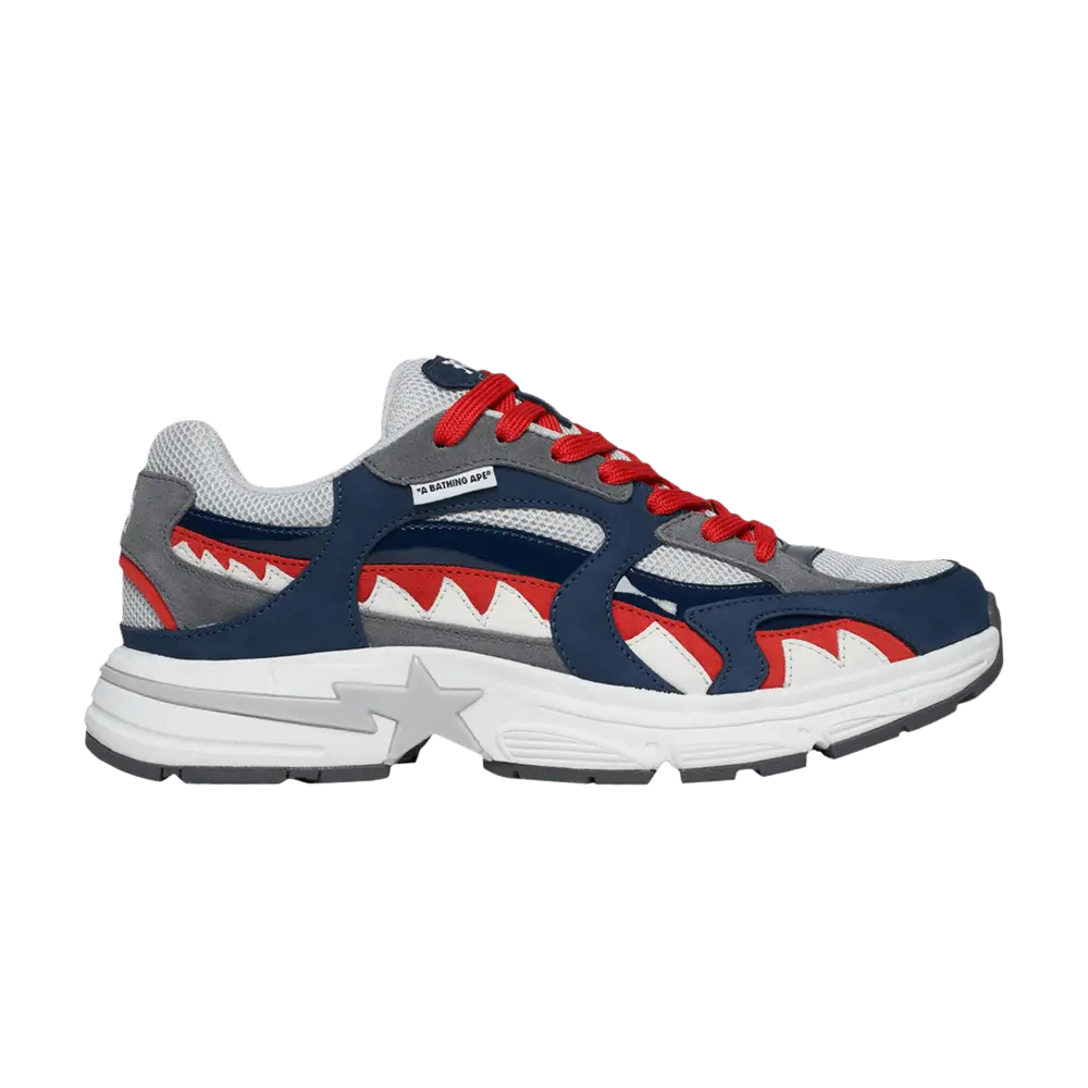 Кроссовки Bape Shark Sta M1 Country Pack - France, темно-синий/белый/красный