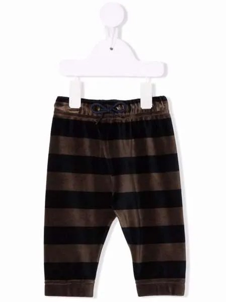 Paul Smith Junior спортивные брюки в полоску с нашивкой-логотипом
