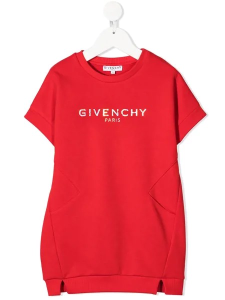 Givenchy Kids платье-толстовка с логотипом