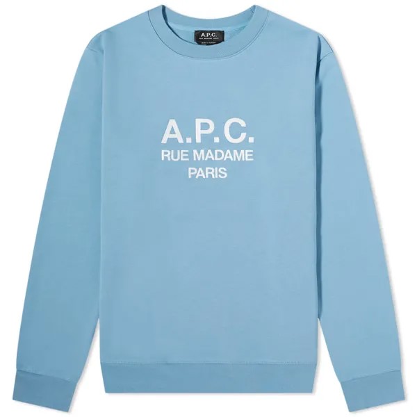 Толстовка A.P.C. Rufus Logo Crew Sweat