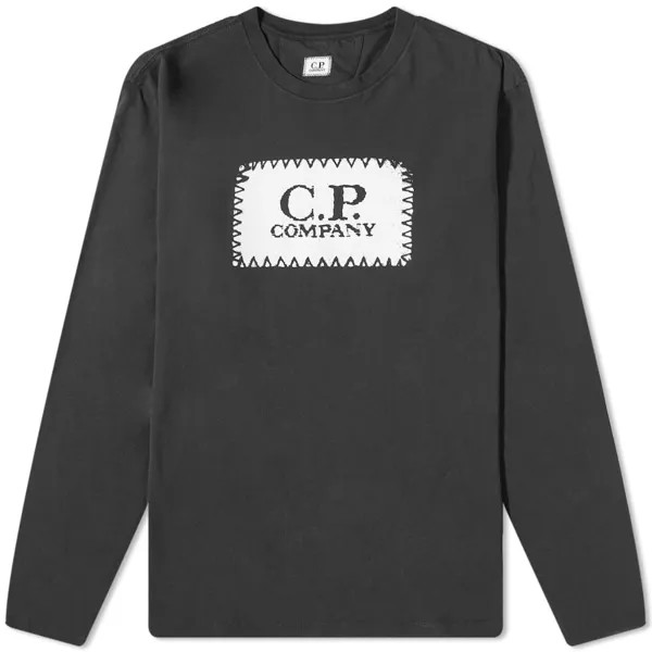 Футболка C.P. Company Long Sleeve Patch Logo Tee