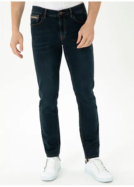 Темно-синие мужские джинсовые брюки с нормальной талией и нормальными штанинами U.S. Polo Assn.