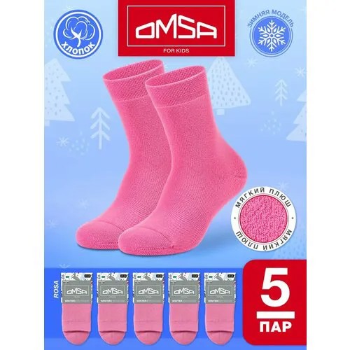 Носки Omsa размер 23-26 (14-16), розовый