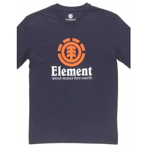 Детская Футболка С Короткими Рукавами Element Vertical, Цвет синий, Размер 10