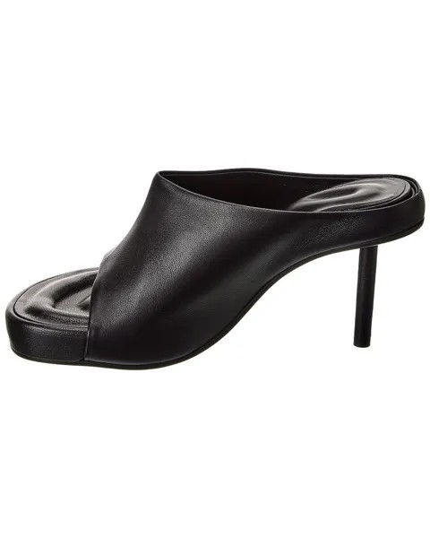 Кожаные сандалии Jacquemus Les Mules Nuvola, черный