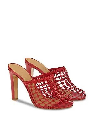 SALVATORE FERRAGAMO Женские красные босоножки Ellas Stiletto без шнуровки на каблуке 8,5 C