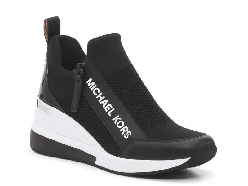 Кроссовки Willis Wedge Sneaker Michael Michael Kors, черный