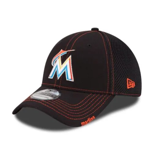 [10489625] Мужская кепка New Era MLB 39Thirty Neo Flex Fit - Майами Марлинс