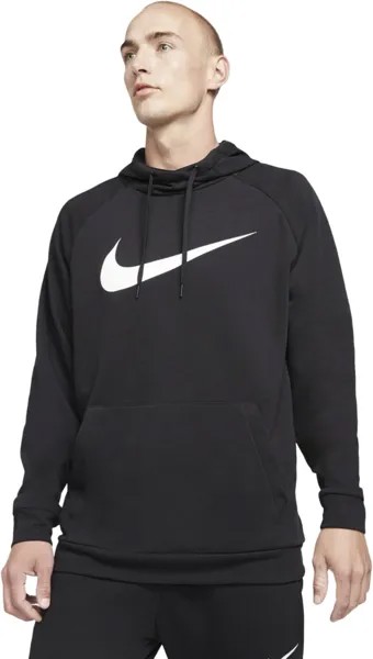 Худи мужское Nike M Dri-FIT Pullover Training Hoodie черное XL