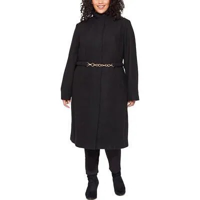 Женский шерстяной плащ с поясом Vince Camuto, шерстяное пальто для холодной погоды, верхняя одежда BHFO 4818