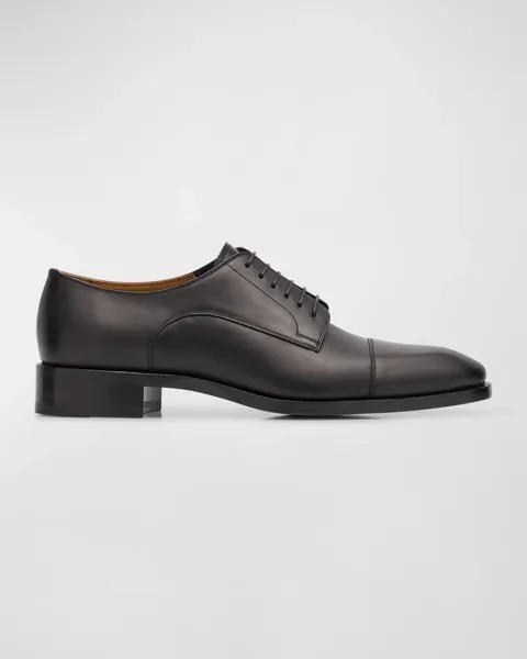 Мужские оксфорды из телячьей кожи Cortomale Christian Louboutin, цвет Black