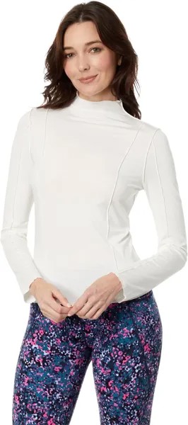 Топ Sweaty Betty Exposed Seam Long Sleeved Top, цвет Lily White