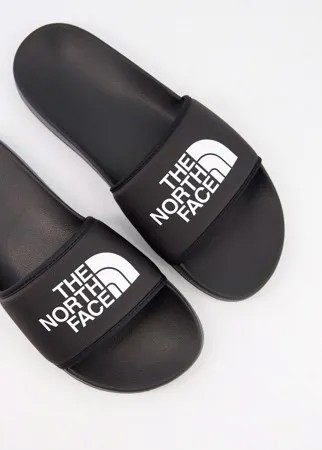 Черные шлепанцы The North Face Base Camp-Черный цвет