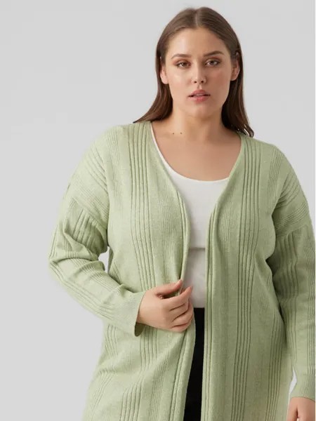 Кардиган innie стандартного кроя Vero Moda Curve, зеленый