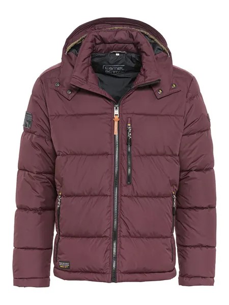 Стеганая куртка Camel Active, цвет aubergine