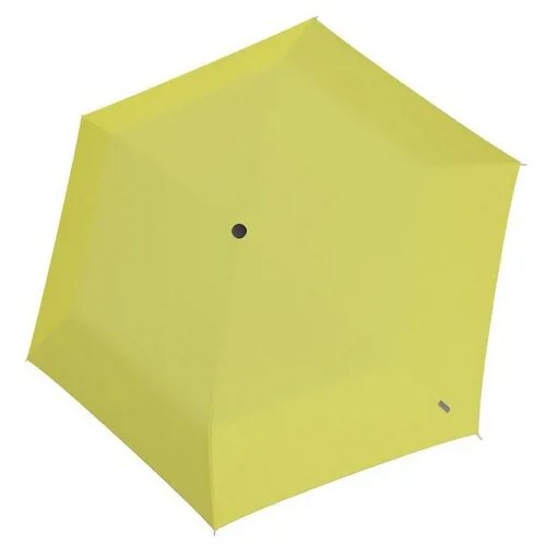Зонт Knirps механический AS.050 Slim Small Manual LEMON BLACK COATING INSIDE UV PROTECTION HEATSHIELD 9590506880