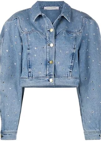 Philosophy Di Lorenzo Serafini декорированная укороченная джинсовая куртка
