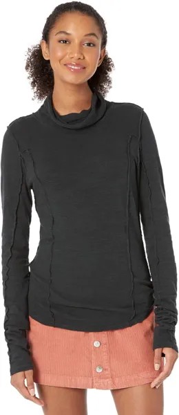 Рубашка Free People Everyday Layering, цвет Ebony