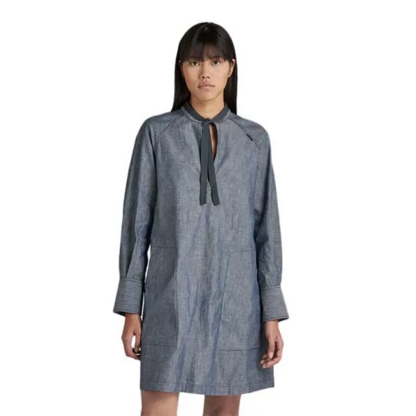 Платье с длинным рукавом G-Star Tunic, синий