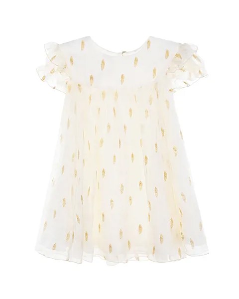 Многослойное платье с короткими рукавами Dior детское
