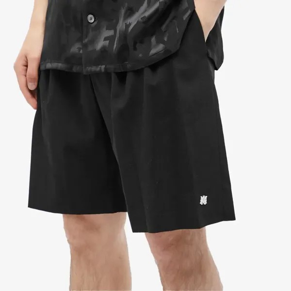 Amiri Шорты с двойными складками, черный