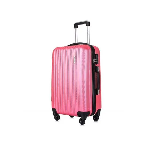 Умный чемодан L'case Ch0599, 89 л, размер L, розовый