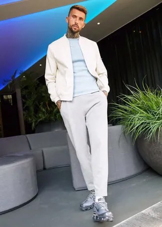 Светло-бежевый бомбер с карманом MA1 ASOS DESIGN