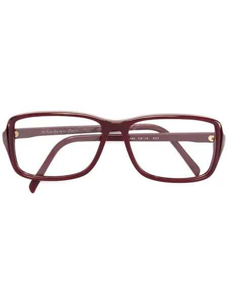 Yves Saint Laurent Pre-Owned очки в прямоугольной оправе